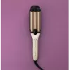 Automatinis lenkiamasis lygintuvas Remington CI91AW — rožinis auksas/juoda, S formos cilindras, keraminė danga, 150–210°C, 3 m sukamas laidas