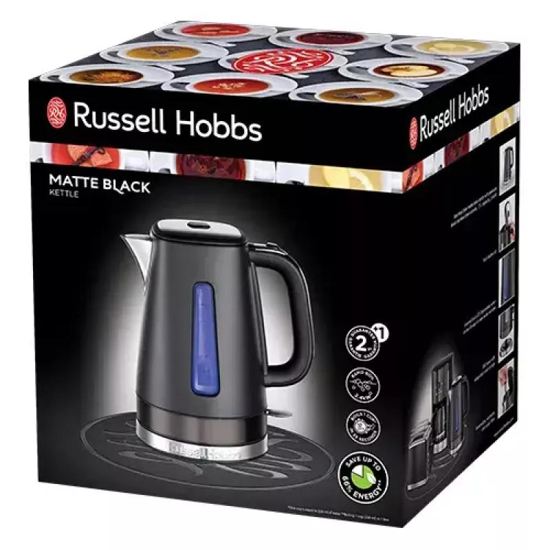 Elektrinis virdulys Russell Hobbs 1,7 L 2400 W juodas