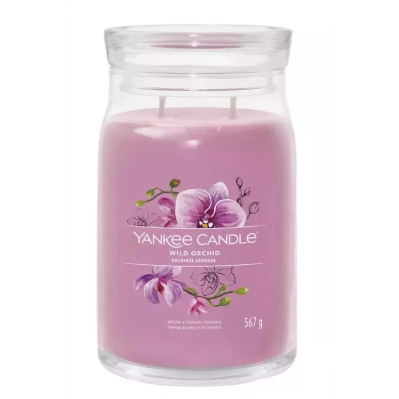Vaškinė žvakė Yankee Candle Wild Orchid Aukštis 157 mm Plotis 93 mm