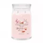 Vaškinė žvakė cilindro formos Yankee Candle 1629962E Citrus Floral Vanilla rožinė 157mm 9.3cm 567g