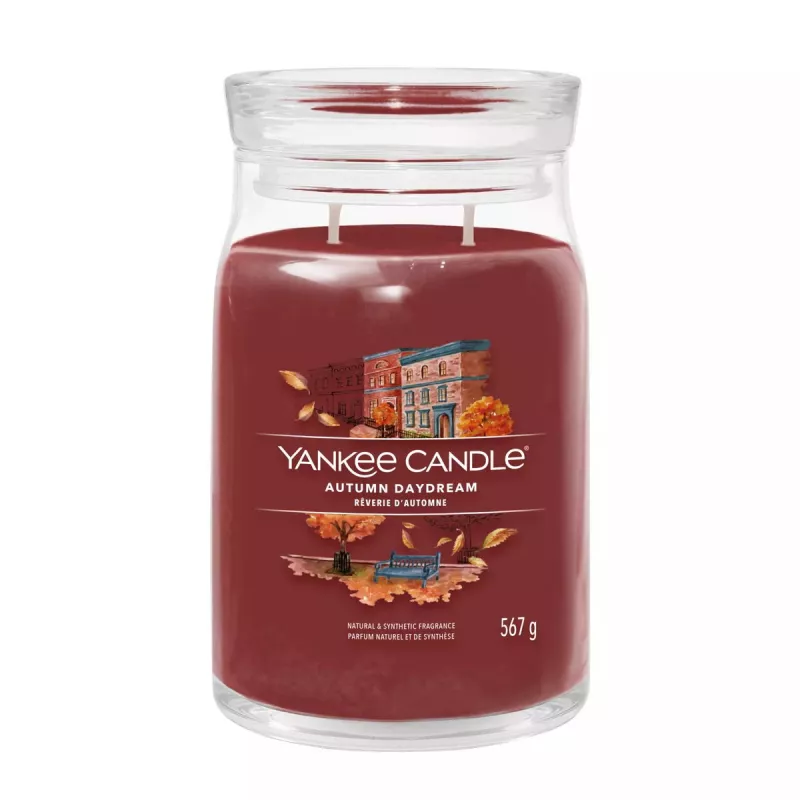 Vaškinė žvakė Yankee Candle 1743378E Raudona 157 mm aukštis 9,3 cm skersmuo 567 g