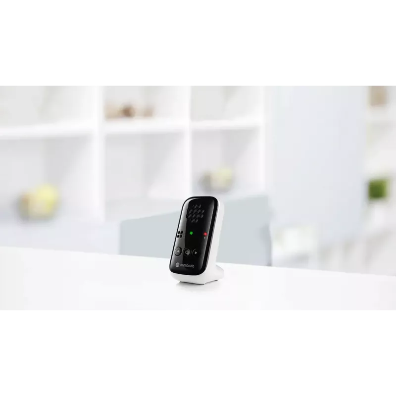 Kūdikio garso monitorius MOTOROLA PIP10 baltos-juodos spalvos 2,4 GHz diapazonas