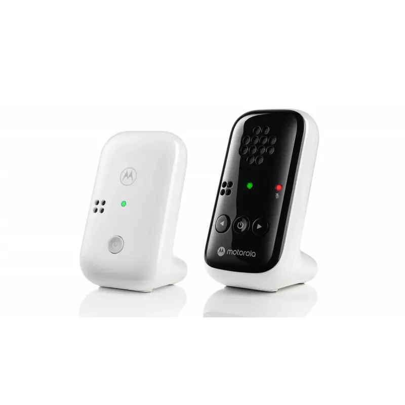 Kūdikio garso monitorius MOTOROLA PIP10 baltos-juodos spalvos 2,4 GHz diapazonas