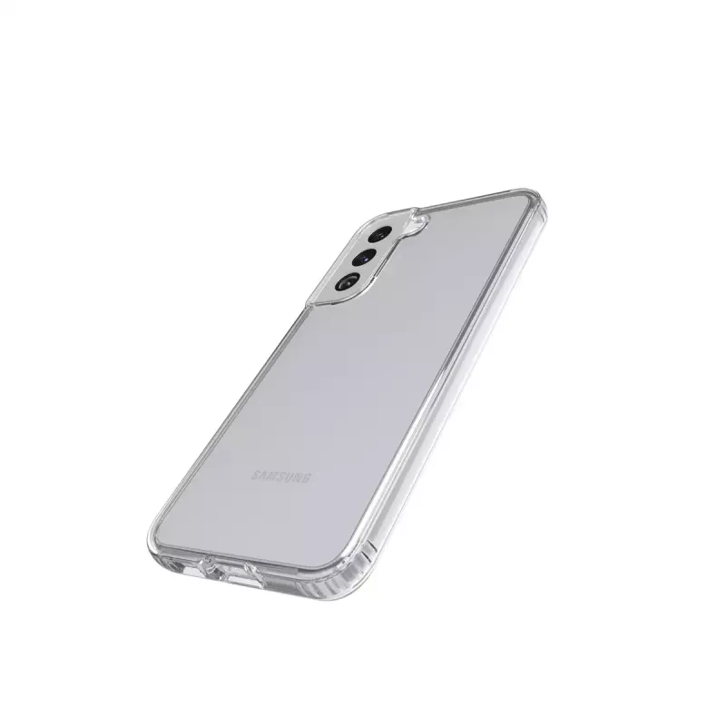 “Tech21 Evo Clear” mobiliojo telefono dėklas, permatomas, “Samsung Galaxy S22+” 16,8 cm
