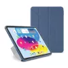 Planšetinis atverčiamas dėklas PIPETTO P052-51-V, skirtas iPad 10th Gen (10,9 col.) — mikropluoštas ir TPU, 5 pastatymo režimai