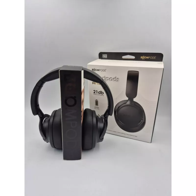 Ausinės Boompods Headpods ANC+ Juoda
