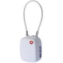 Bagažo seklys Boompods LOCK TSA TTSAWT White - Bluetooth lagamino seklys su TSA patvirtintos spynos suderinamumu