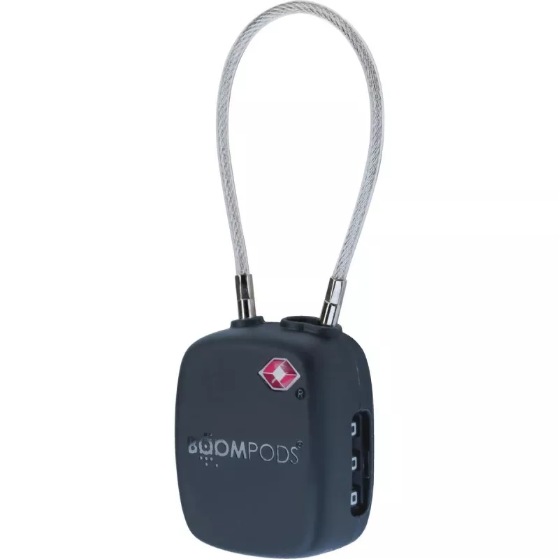Bagažo sekiklis Boompods LOCK TSA Universal Pilka su Bluetooth ryšiu ir kompaktišku dizainu
