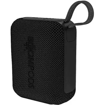 Nešiojamas Bluetooth garsiakalbis Boompods Beachboom Mini Juoda — kompaktiškas belaidis garsas, įmontuota baterija