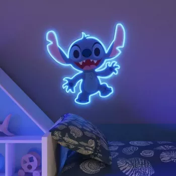 Šviečianti dekoratyvinė figūrėlė GeltonaPOP Full Stitch Body mėlyna LED 278 mm