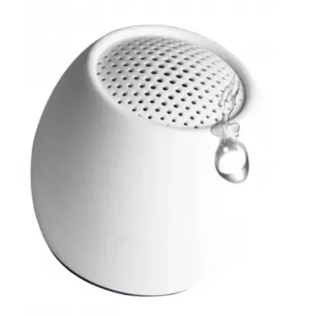 Nešiojamas mono garsiakalbis Boompods Zero — baltas, 3 W RMS, 3 cm garsiakalbis, IPX6, 5 val. baterija
