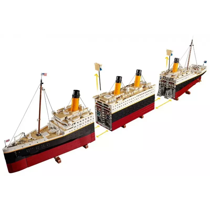 LEGO rinkinys ICONS 10294 Titanic modelio kopija — 9 090 detalių, 18+