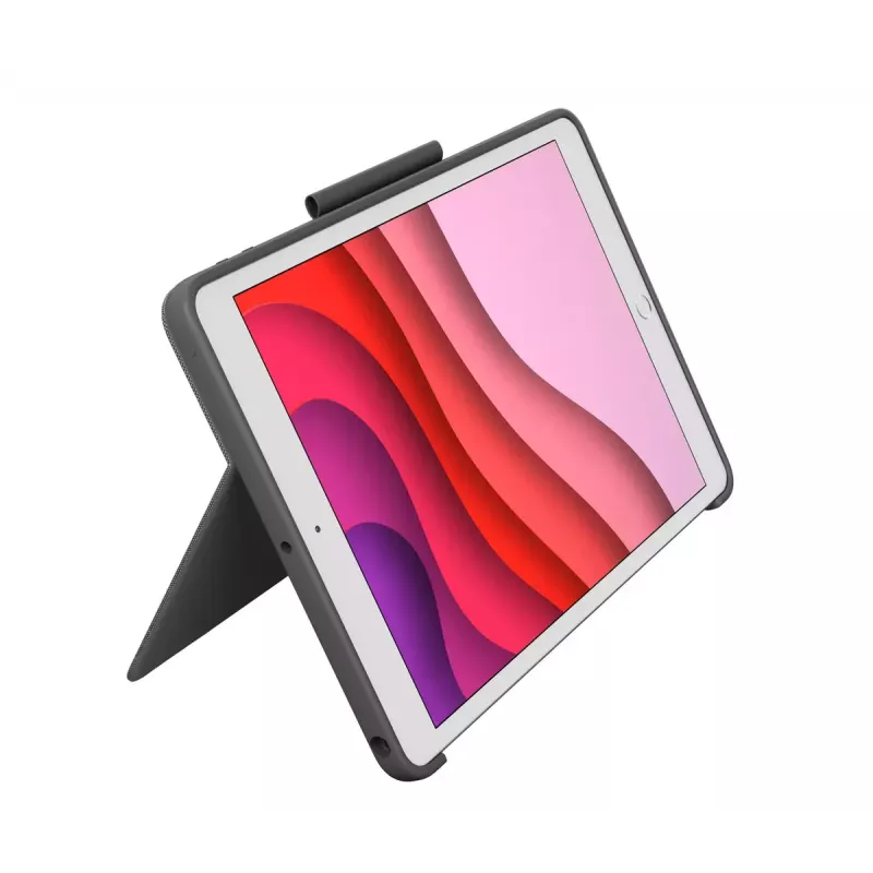 Klaviatūros dėklas Logitech Combo Touch, skirtas iPad 7, 8, 9 kartos