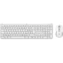 Logitech MK950 Signature plonas klaviatūra su pele, biuro, RF belaidis + Bluetooth, QWERTY danų/suomių/norvegų/švedų, baltas