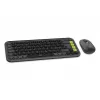 Klaviatūros ir pelės rinkinys Logitech POP Icon QZERTY Bluetooth Mini Grafitas Žalia