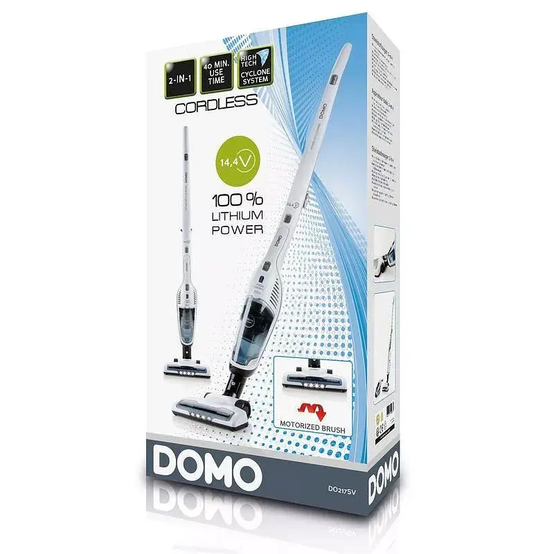 2-in-1 lazdinis dulkių siurblys Domo DO217SV