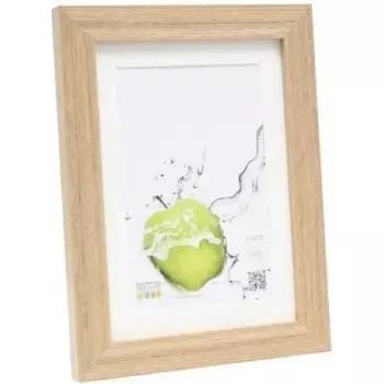 Paveikslų rėmelis Deknudt S66KH1 P1 18x24 — medinis ąžuolo rėmelis su paspartu 18×24 cm atvaizdui