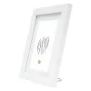 Pavienis nuotraukų rėmelis Deknudt S66KF1 P1 Baltas MDF Stiklas Medis 30x40