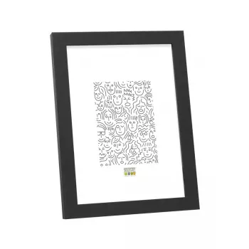 Vienas paveikslėlio rėmelis Deknudt S44CF2 Juodas 20X30 Stiklas MDF