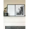 Vienas paveikslėlio rėmelis Deknudt S44CF2 Juodas 30X45 Stiklas MDF