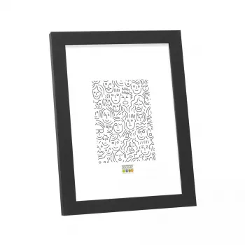 Vienas paveikslėlio rėmelis Deknudt S44CF2 Juodas 30X45 Stiklas MDF