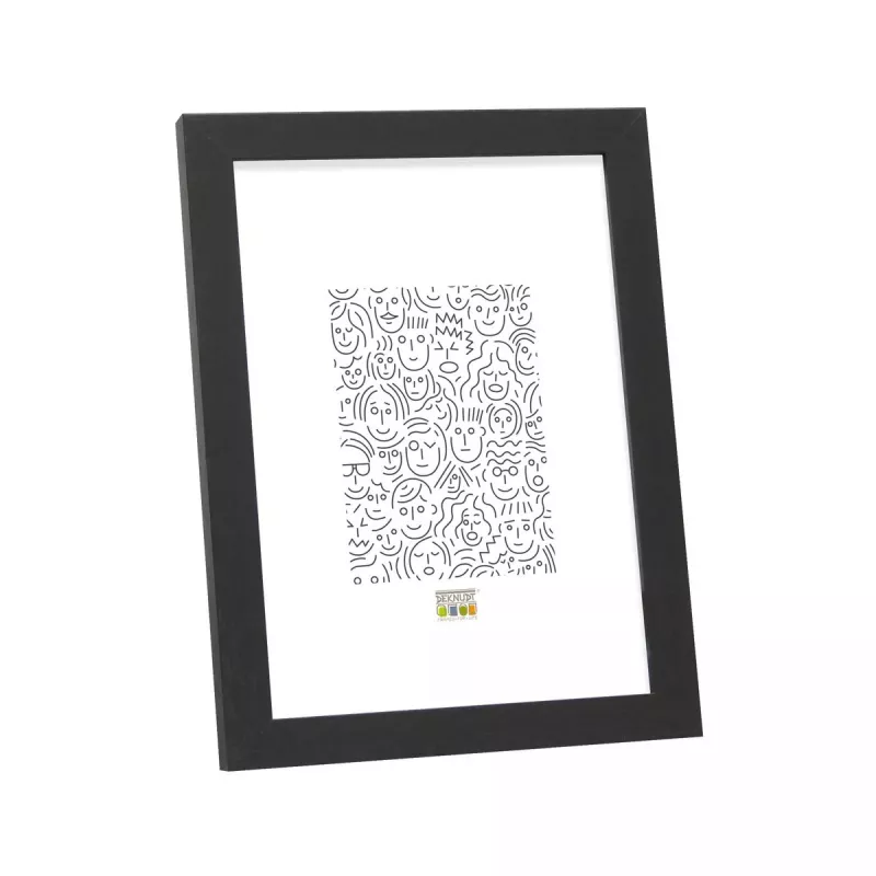 Vienas paveikslėlio rėmelis Deknudt S44CF2 Juodas 30X45 Stiklas MDF