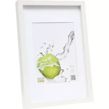 Nuotraukų rėmelis Deknudt S40AK1 P1 30x40, medinis, baltas, su paspartu
