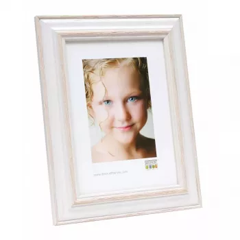 Vienvietis nuotraukų rėmelis Deknudt S221H1 smėlio/baltos spalvos 150 mm x 200 mm