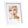 Vienas paveikslo rėmelis Deknudt S46AF1 sidabrinis baltas MDF plastikas 220x320mm