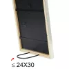Vienetinis paveikslėlio rėmelis Deknudt S41JD1 Sidabrinis 311x434 mm