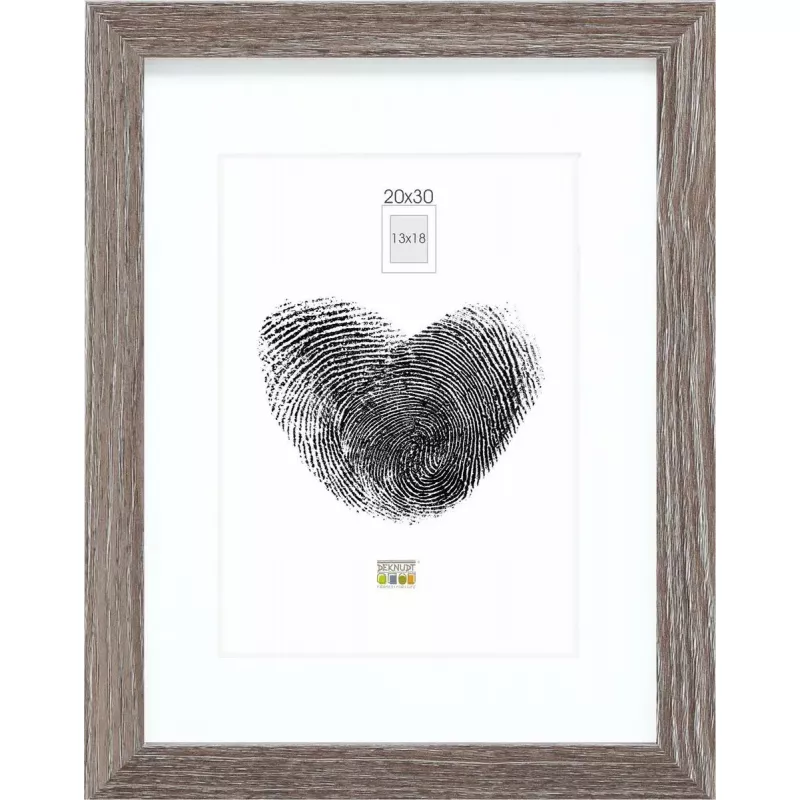 Nuotraukų rėmelis Deknudt S66KH3 Wood Pilka Oak 20x30 cm su paspartu
