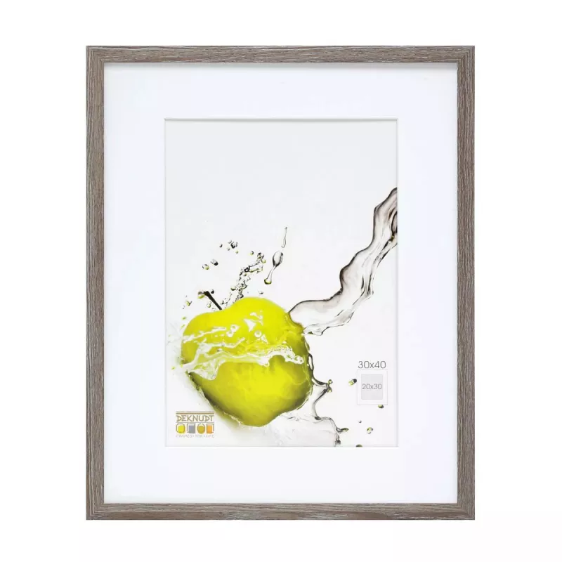 Vieno paveikslėlio rėmelis Deknudt S66KH3 P1 pilkas 332x433 mm
