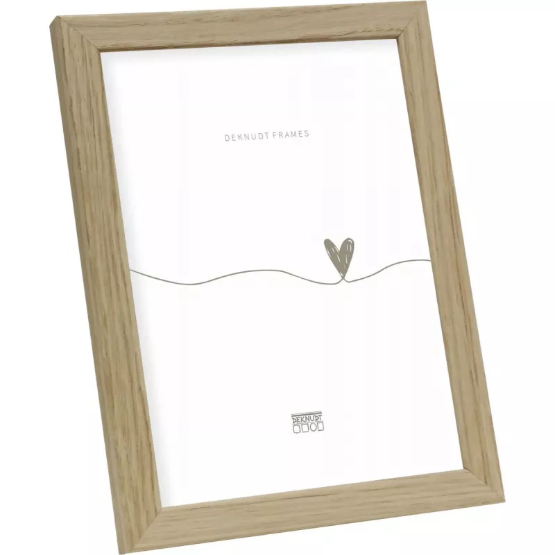 Nuotraukų rėmelis Deknudt S47CJ1 iš natūralaus ąžuolo A4 formatui (21 x 29,7 cm)