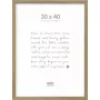 Nuotraukų rėmelis Deknudt S47CJ1 iš natūralaus ąžuolo 30×40 cm – tvirtinamas ant sienos ir pastatomas ant stalo