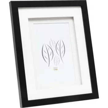 Dvigubas paspartu Deknudt S65KK2 juodas 13x13 cm nuotraukų rėmelis