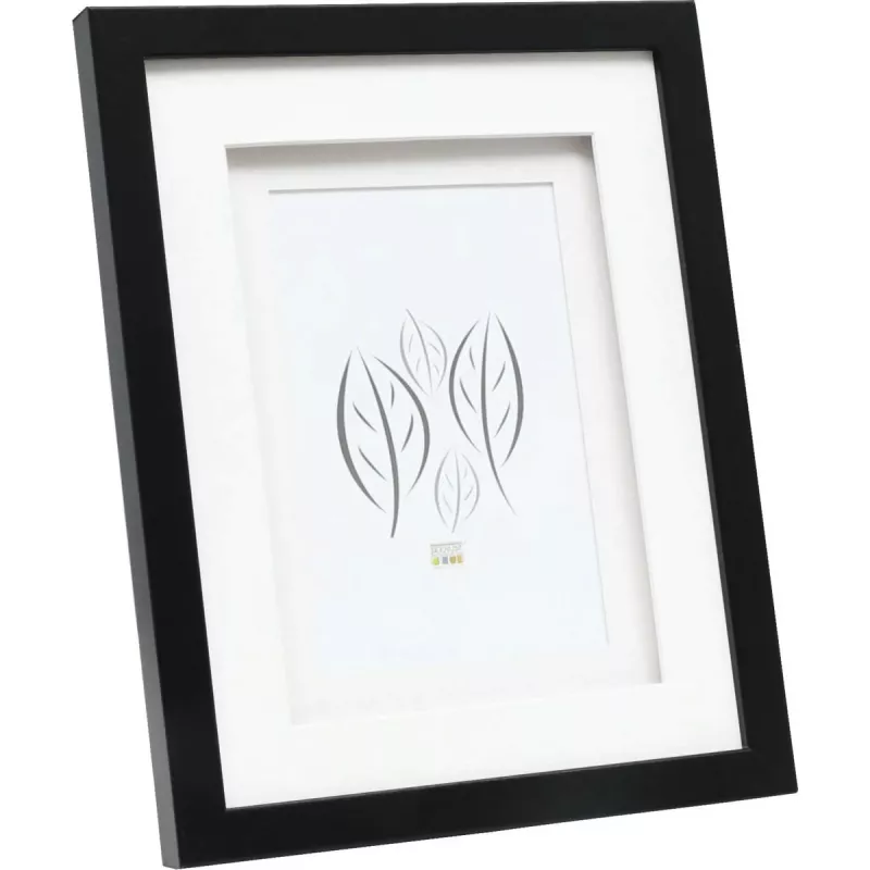 Dvigubas paspartu Deknudt S65KK2 juodas 13x13 cm nuotraukų rėmelis