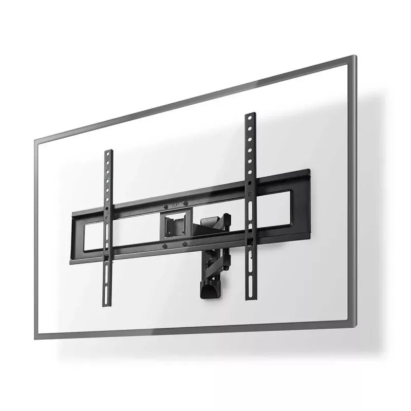 TV laikiklio stovas Nedis TVWM1550BK 94–177,8 cm (37–70 colių) ekranams, maks. VESA 600x400, maks. apkrova 25 kg, juodas