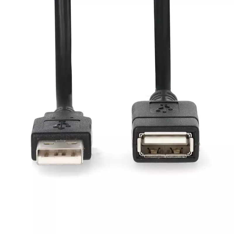 USB kabelis Nedis CCGL60010BK20 1m USB 2.0 Juodas