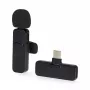 Belaidis įkraunamas USB-C lavalier mikrofonas Nedis MICW110BK