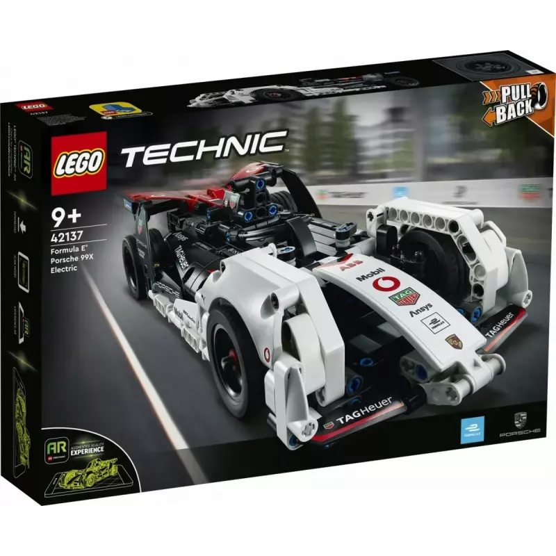 LEGO kaladėlių rinkinys Formula E Porsche 99X Electric modelis 42137 – konstravimo žaislų rinkinys