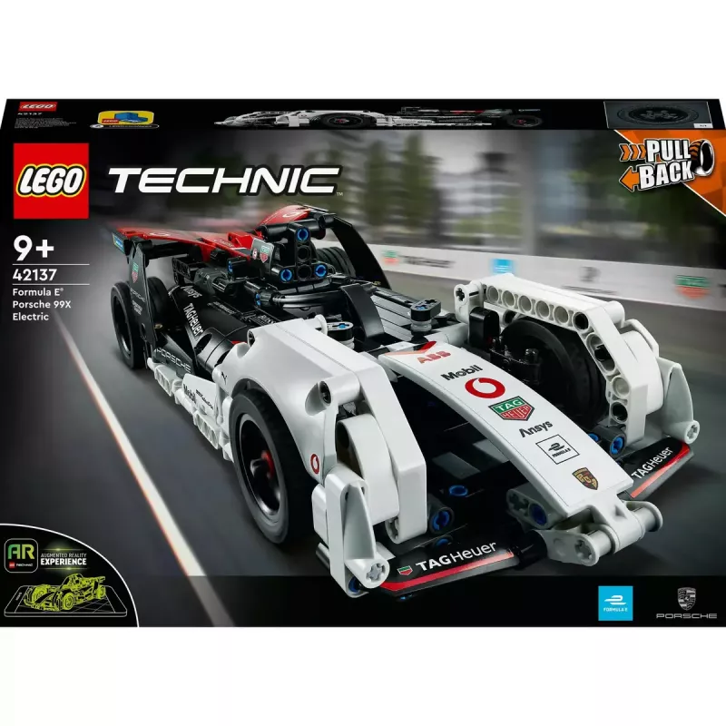 LEGO kaladėlių rinkinys Formula E Porsche 99X Electric modelis 42137 – konstravimo žaislų rinkinys