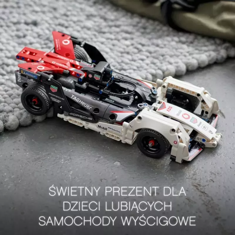 LEGO kaladėlių rinkinys Formula E Porsche 99X Electric modelis 42137 – konstravimo žaislų rinkinys