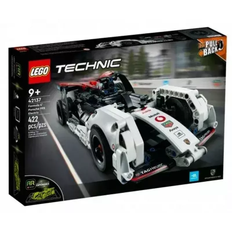 LEGO kaladėlių rinkinys Formula E Porsche 99X Electric modelis 42137 – konstravimo žaislų rinkinys