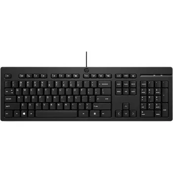 Laidinė klaviatūra HP 125, HP, modelis HP 125 Wired KB SP (USB jungtis)