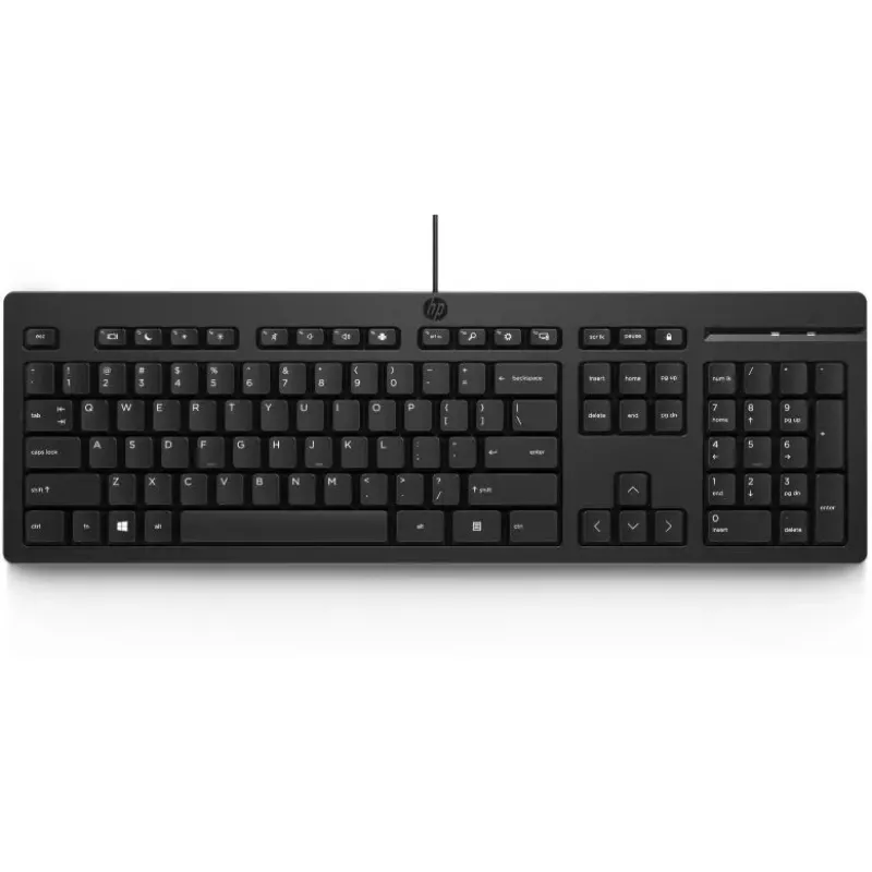 Laidinis klaviatūra HP 125 M27527-L31 — USB jungtis, tarptautinis išdėstymas