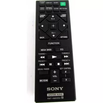 Nuotolinio valdymo pultas Sony RMT-AM420U, suderinamas su įvairiais Sony įrenginiais — pakaitinis pultelis