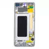 Pakaitinis LCD ekranas Samsung Galaxy S10 (G975) — OEM panelė GH82-18849B, baltas