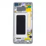 Pakaitinis LCD ekranas Samsung Galaxy S10 (G975) — OEM panelė GH82-18849B, baltas