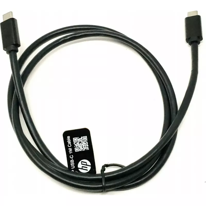 USB-C į USB-C laidas HP L65253-001, 1 m, USB-C patinas — duomenų ir maitinimo jungtis