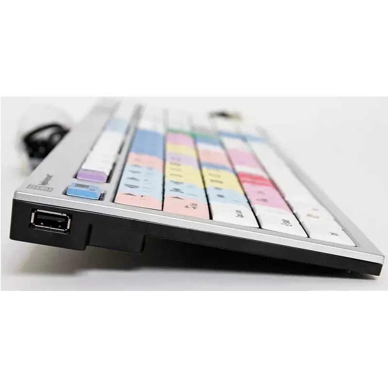 Klaviatūra Logickeyboard LKB-MCOM4-AJPU-UK Office USB Daugiaspalvė